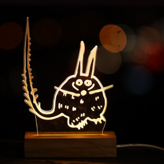 湖南省博物馆 可爱狸猫柔光夜灯 护眼创意