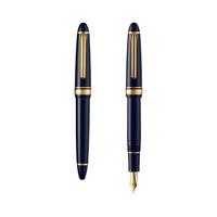 SAILOR 写乐 钢笔 11-1029 1219 深蓝色 F尖 单支装