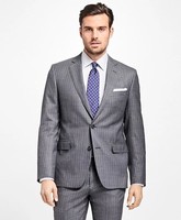 Brooks Brothers Regent Fit Textured Alternating Stripe 1818 Suit (Length: Regular)