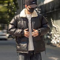[低价清仓特惠]拉夏贝尔旗下 LA CHAPELLE HOMME棉衣男2021冬季新款加厚韩版潮流面包服外套男士
