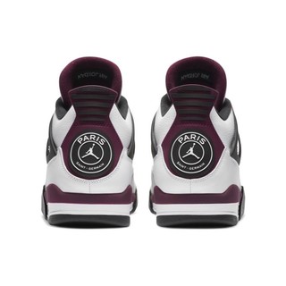 AIR JORDAN 正代系列 Air Jordan 4 Rentro 男子篮球鞋 CZ5624-100 白紫 42