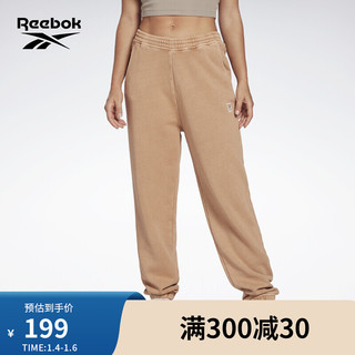 Reebok 锐步 CL RBK ND FT PANT 女子运动长裤 H09016 棕色 XS