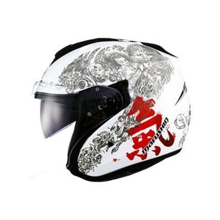 MARUSHIN 马鲁申 L11 摩托车头盔 半盔 新款白气 XL码