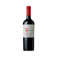 MONTES 蒙特斯 智利原瓶进口 天使珍藏 科尔查瓜谷 梅洛干型红葡萄酒 750ml 单瓶