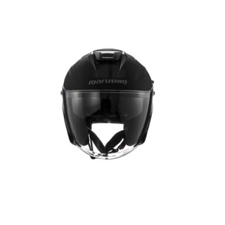 MARUSHIN 马鲁申 L11 摩托车头盔 半盔 哑黑 XXL码