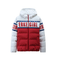 ERKE 鸿星尔克 64219311103 女童棉夹克 东方红 130cm