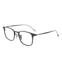 JIUSEN 久森眼镜 OR8028 中性纯钛眼镜框 黑色