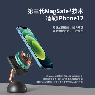 monomate电派iMac G4无线充电器适用苹果12手机专用磁吸快充底座magsafe桌面立式支架iphone13promax专用