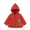 YeeHoO 英氏 新年系列 YRWGJ40490A01 儿童喜庆夹棉外套 新年红 80cm