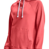 UNDER ARMOUR 安德玛 Rival HB 女子运动卫衣 1356317-852 红色 M