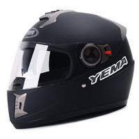 YEMA 野马 8828 摩托车头盔 全盔 亚黑 均码+冬季围脖