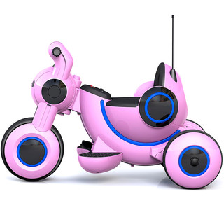 笑娃娃 HL300 单驱儿童电动车 粉色