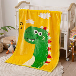 plus会员ouyun欧孕儿童卡通毛毯140100cm