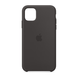 Apple 苹果 iPhone 11 原装硅胶手机壳 保护壳 - 黑色