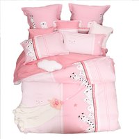 MERCURY 水星家纺 萌主 全棉三件套 1.2m床