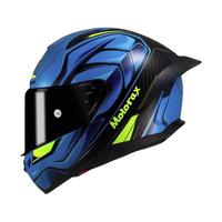 MOTORAX 摩雷士 R50 摩托车头盔 全盔 代码蓝 M码