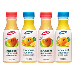 innocent 天真 苹果橙汁鲜榨NFC果汁0添加冷藏水果饮料330ml*4