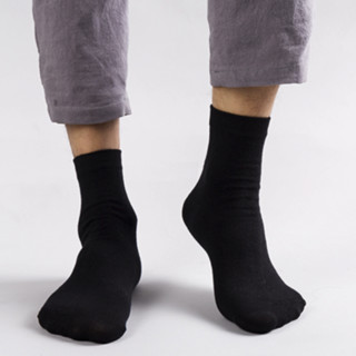 J-BOX 男士中筒袜套装 ZP0513 升级款 10双装 混色