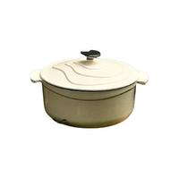 归·禾器 DOOROOM JD22 炖锅(22cm、2.7L、铸铁、凝脂白、带锅垫)