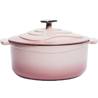 归·禾器 DOOROOM JD22 炖锅(20cm、1.8L、铸铁、桃夭粉)