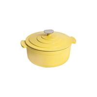 归·禾器 DOOROOM JD22 炖锅(24cm、3.3L、铸铁、苏梨黄)
