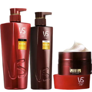 VS 沙宣 修护水养洗护套装 (洗发露750ml+护发素400ml+发质重塑发膜150ml)