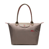 LONGCHAMP 珑骧 Le Pliage Club系列 女士单肩包小号 L2605619P18 棕色