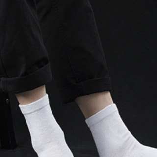 J-BOX 男士中筒袜套装 ZP0513 经典款 10双装 白色