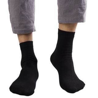 J-BOX 男士中筒袜套装 ZP0513 经典款 10双装(黑色*4+米色*2+蓝色*2+咖啡色*2)