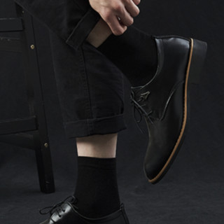 J-BOX 男士中筒袜套装 ZP0513 经典款 10双装(黑色*4+米色*2+蓝色*2+咖啡色*2)