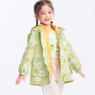 balabala 巴拉巴拉 208122105005-00344 女童外套两件套 白雪公主IP款 绿色调 120cm