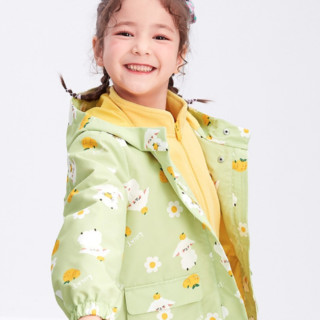 balabala 巴拉巴拉 208122105005-00344 女童外套两件套 白雪公主IP款 绿色调 120cm