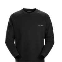 ARC'TERYX 始祖鸟 Word Emblem Crew Men's 男子抓绒衣 黑色 M