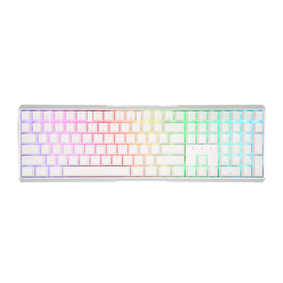 MX3.0S RGB 三模无线机械键盘 108键 白色 茶轴