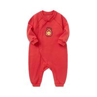 balabala 巴拉巴拉 208122133203-60611 婴儿连体衣 中国红 80cm