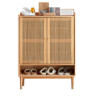 WEISHAYUANMU 维莎原木 F20020 北欧实木鞋柜 原木色 双门款