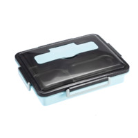 MAXCOOK 美厨 MCFT398 饭盒 4格 1.5L 蓝色