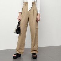 LILY 丽丽 女士直筒工装裤 120200C5167720