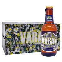 VARAN 巨蜥 进口巨蜥啤酒250ml*24瓶装西班牙拉格黄啤临期清仓整箱特价