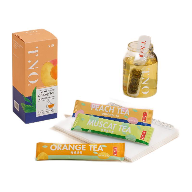 TNO 水果棒棒茶组合装 3口味 2.5g*3袋（青葡萄乌龙+白桃乌龙+柑橘绿茶）