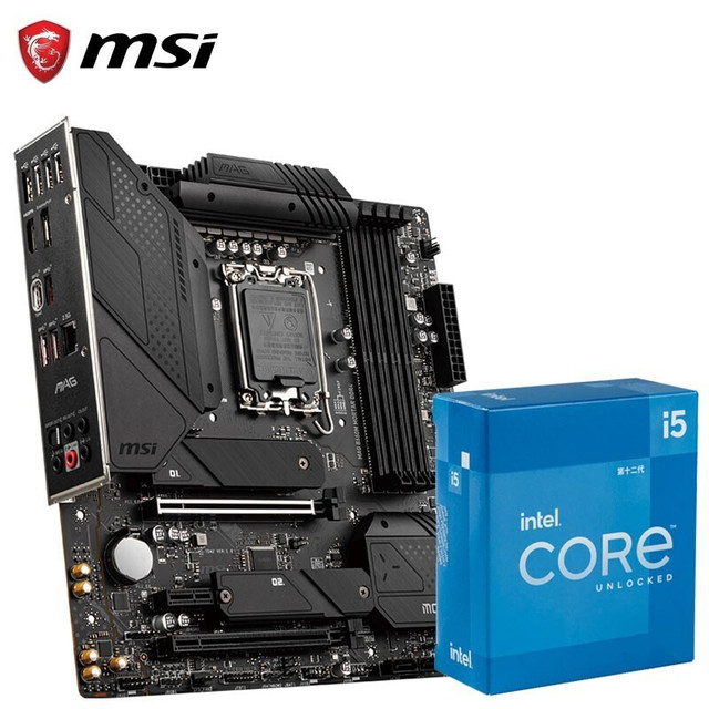 MSI MAG B660M MORTAR DDR4 + 12400f ＋クーラー