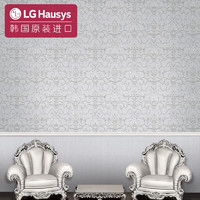 LG Hausys 欧式墙纸5.3平 1004-1典雅哥特-铂金灰