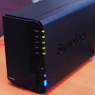 Synology 群晖 DS220+ 2盘位NAS存储（J4025、2GB）