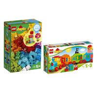 LEGO 乐高 Duplo得宝系列 我的自由创意趣玩箱+数字火车