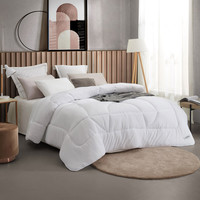  罗莱生活 LUOLAI 家纺 抗菌纤维厚被 白色 150*215cm