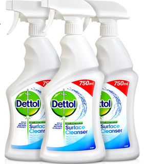 Dettol 滴露 三合一清洁喷雾 750ml*2瓶