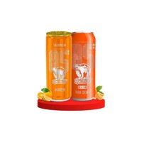 北冰洋 汽水橙汁+桔汁组合易拉罐330ml*12听整箱