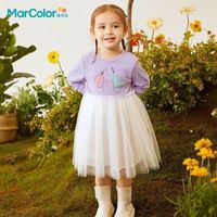 马卡乐 MarColor女童全棉连衣裙