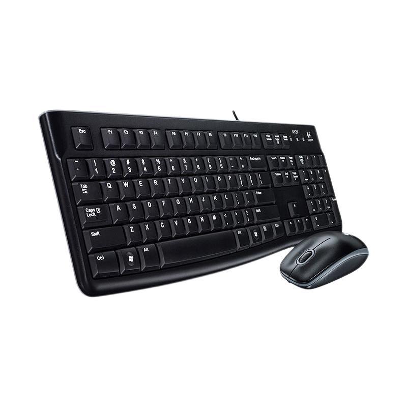 logitech 罗技 MK121P 有线键鼠套装 黑色