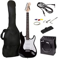 Prime会员：RockJam RJEG02-SK-BK 全尺寸电吉他套件